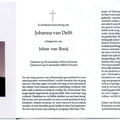 Johanna van Delft Johan van Rooij