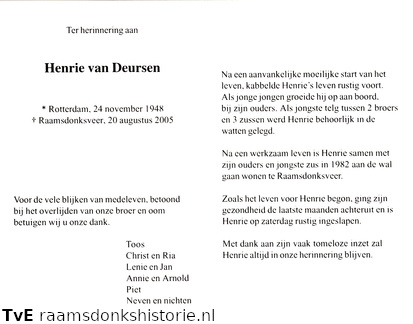 Henrie van Deursen