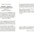 Johanna Adriana van den Diepstraten Adrianus Thijssen