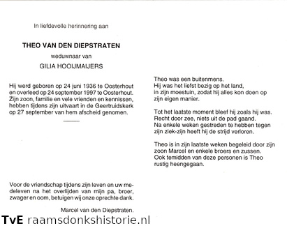 Theo van den Diepstraten Gilia Hooijmaijers