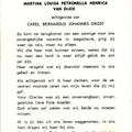 Martina Louisa Petronella Henrica van Dijck Carel Bernardus Johannes Drost