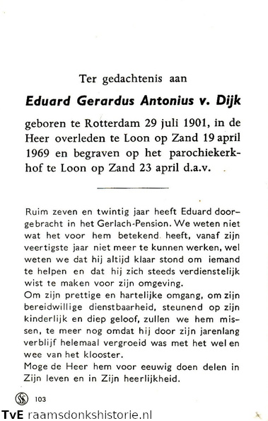 Eduard Gerardus Antonius van Dijk