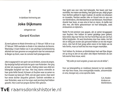 Joke Dijkmans-Gerard Koolen