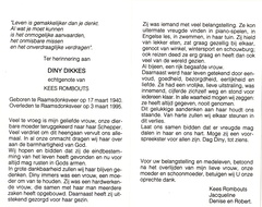 Diny Dikkes Kees Rombouts
