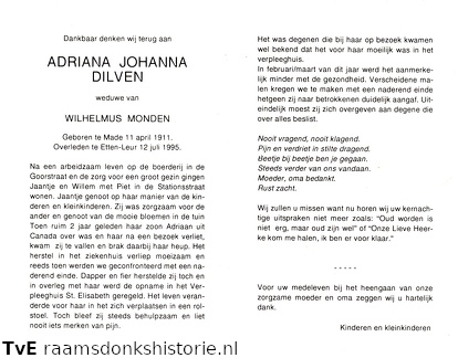 Adriana Johanna Dilven Wilhelmus Monden