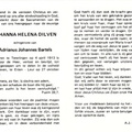 Johanna Helena Dilven Adrianus Johannes Bartels