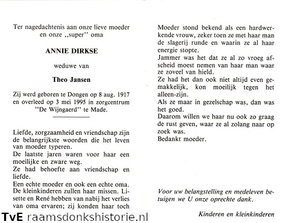 Annie Dirkse Theo Jansen