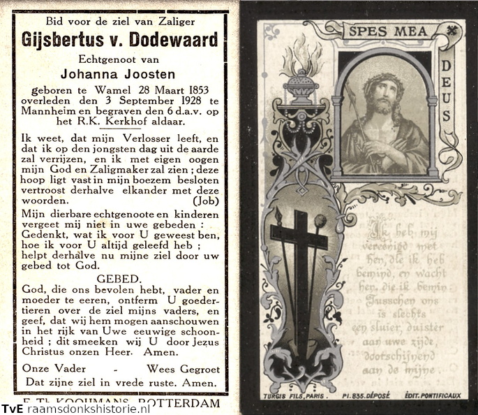 Gijsbertus van Dodewaard Johanna Joosten