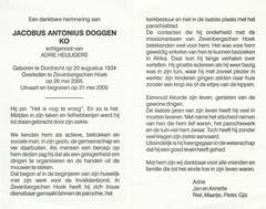 Jacobus Antonius Doggen Adrie Heijligers
