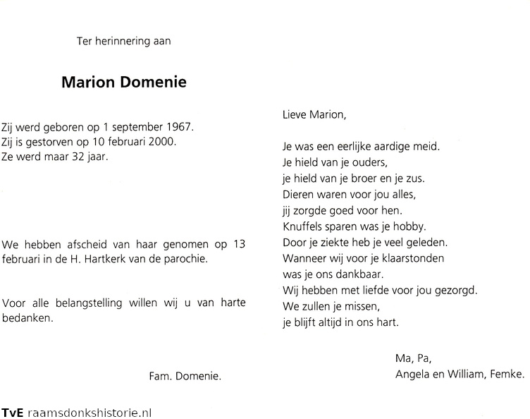 Marion Domenie