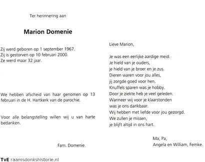 Marion Domenie
