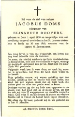 Jacobus Doms Elisabeth Roovers