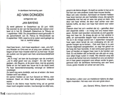 Ad van Dongen Jan Bayens