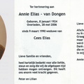 Annie van Dongen- Cees Elias