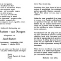 Bep van Dongen- Jacob Rutters