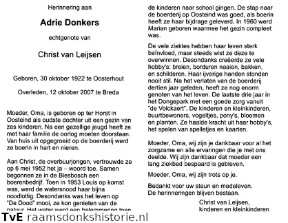 Adrie Donkers Christ van Leijsen