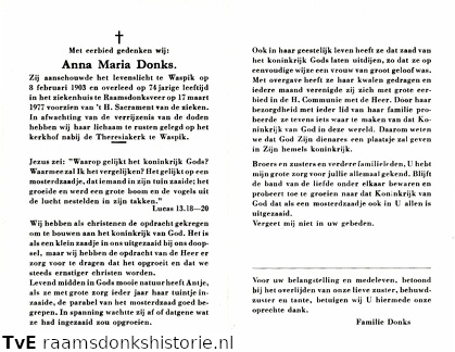Anna Maria Donks