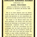 Doomen, Arnoldus Adrianus  Maria Pinxteren