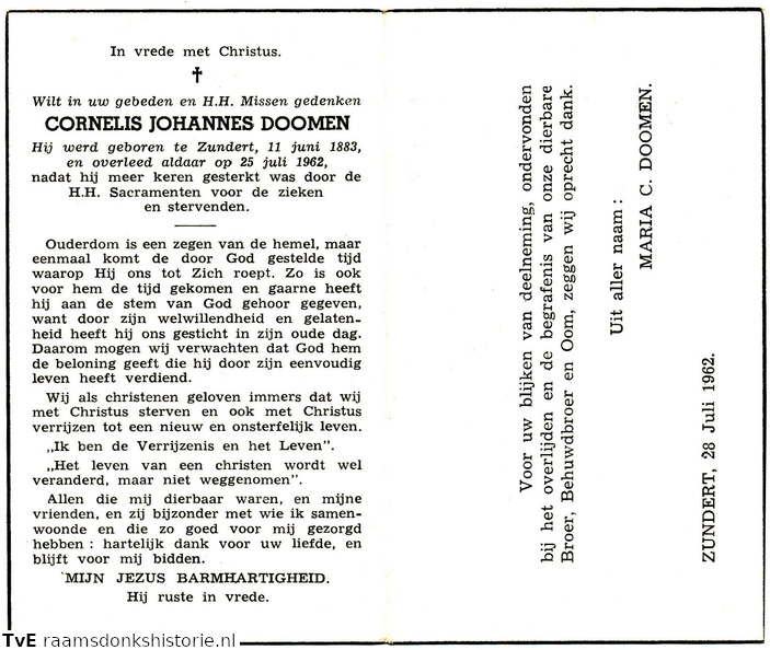 Doomen, Cornelis Johannes