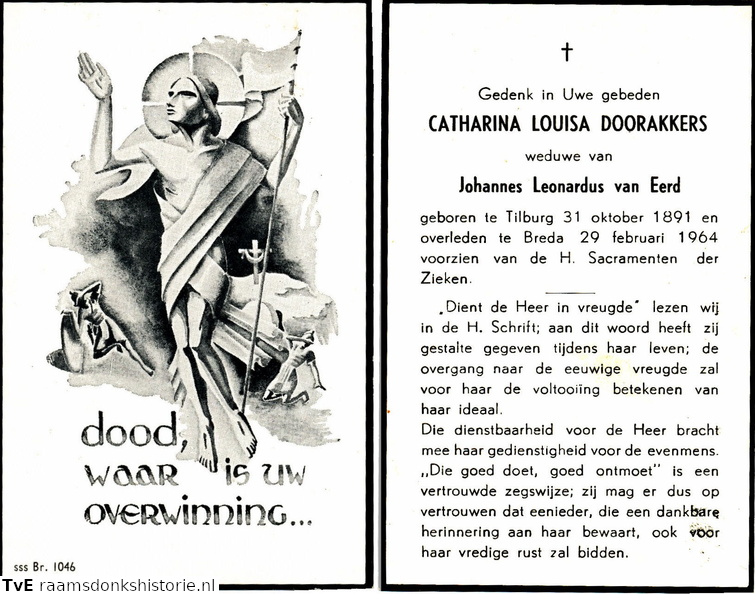 Catharina Louisa Doorakkers Johannes Leonardus van Eerd