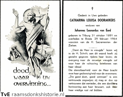 Catharina Louisa Doorakkers Johannes Leonardus van Eerd