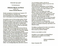 Johanna Maria van Dorst Petrus Antonius Roovers