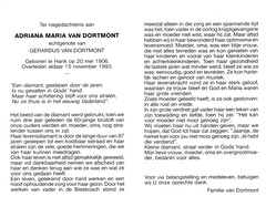 Adriana Maria van Dortmont Gerardus van Dortmont