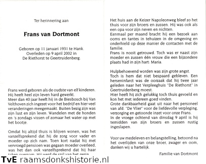 Frans van Dortmont