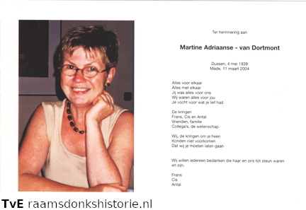 Martine van Dortmont Frans Adriaanse