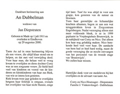 An Dubbelman Jan Diepstraten