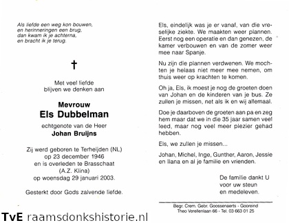 Els Dubbelman Johan Bruijns
