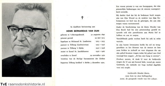 Henri Bernardus van Dun priester