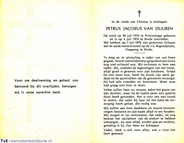 Petrus Jacobus van Duuren