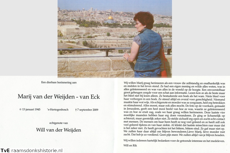 Marij van Eck Will van der Weijden