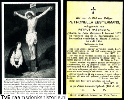 Petronella Eestermans Petrus Rasenberg