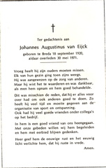 Johannes Augustinus van Eijck