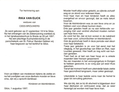 Rika van Eijck- Cees Brouwers