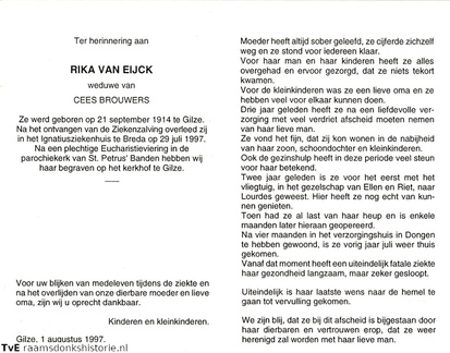 Rika van Eijck Cees Brouwers