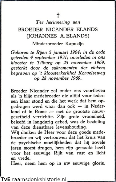 Johannes A. Elands- broeder