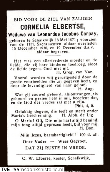 Cornelia Elbertse Leonardus Jacobus Carpay