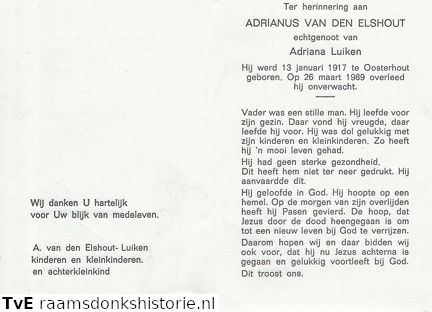 Adrianus van den Elshout- Adriana Luiken