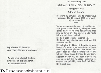 Adrianus van den Elshout Adriana Luiken