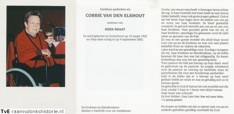 Corrie van den Elshout- Kees Braat