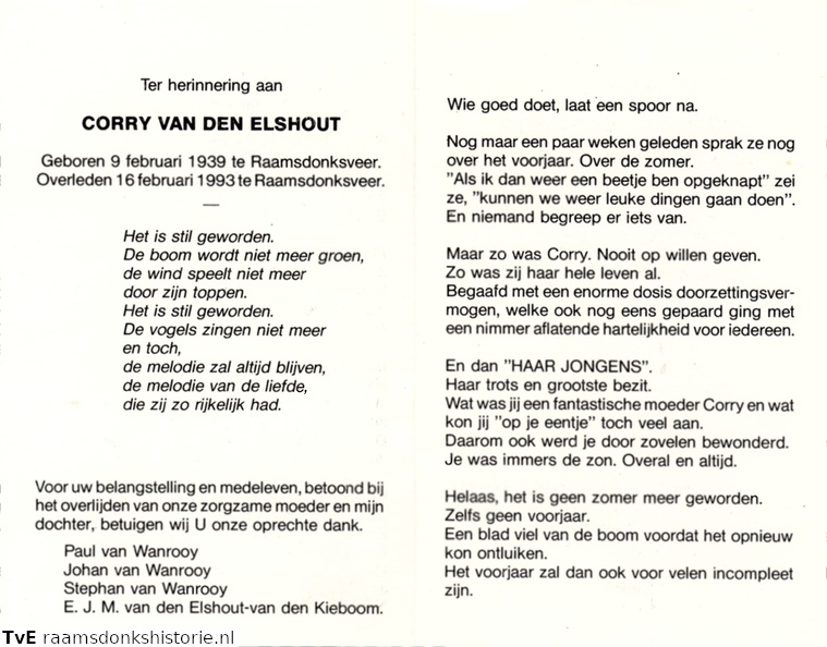Corry van den Elshout