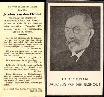 Jacobus van den Elshout- Petronella van Oosterhout
