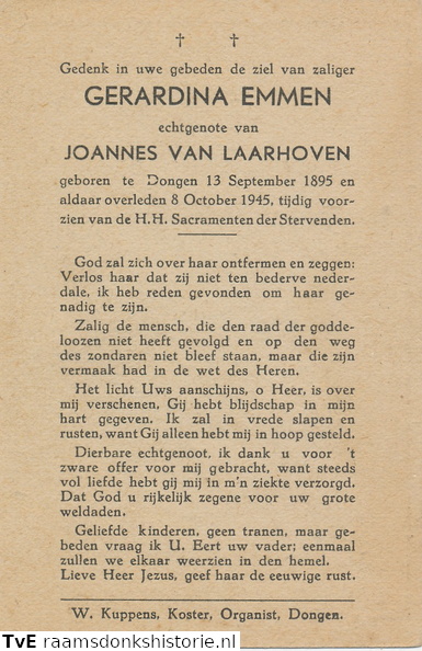 Gerardina Emmen Joannes van Laarhoven