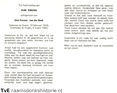 Wim Emons Dini van der Beek