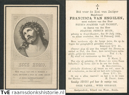 Francisca van Engelen Joannes Petrus Buijs Petrus Joannes van Tichelt