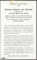 Adriana Johanna van Enschot- Cornelis Maria van Gestel