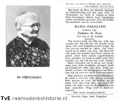 Erkeland  Maria Erkeland- Joannes de Regt